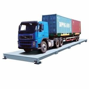Tamaño de plataforma personalizable Pesas industriales de suelo para carreteras electrónicas