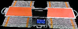 Báscula portátil para camiones, capacidad 30-150T, pantalla LCD digital
