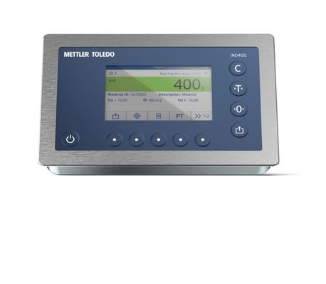 Indicador de pesaje digital IND400 ¢ Terminal para aplicaciones de pesaje industrial