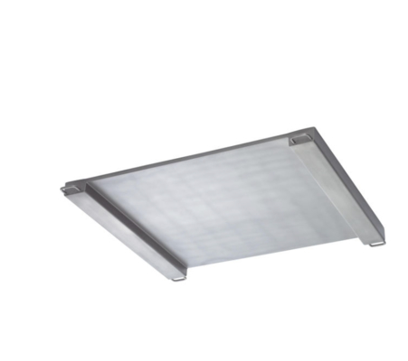 PUA579-CS300 Escala de piso    300 kg Plataforma de acero inoxidable de perfil bajo para uso higiénico