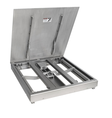 Escala digital de suelo PFK989-ES1500 - Plataforma industrial duradera para una pesaje precisa