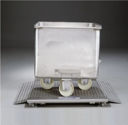 Báscula de piso de acero inoxidable 2888S-SS | 0.5K | Plataforma de pesaje de alta resistencia de 24x24 pulgadas