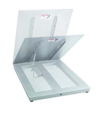 PFA579lift-D1500A Escala de suelo de acero inoxidable para una limpieza y mantenimiento eficientes