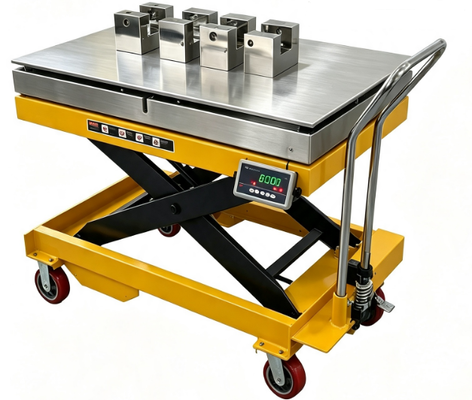 Balanza elevadora de mesa de acero inoxidable 304, 2000 kg, salida de datos RS232, plataforma de pesaje digital impermeable IP68