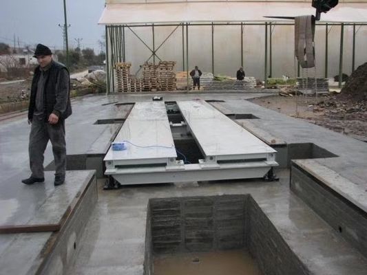 Marque con hoyos las escalas del peso del vehículo/la balanza montadas de la plataforma resistente