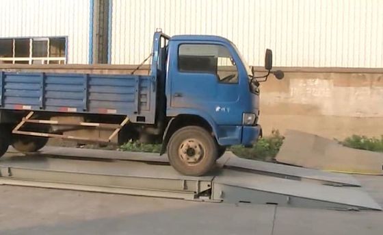 Plataformas de pesaje portátiles de 30-150T de capacidad para pesaje industrial