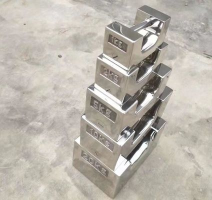 Peso de ensayo de calibración tipo almohada estándar de acero inoxidable