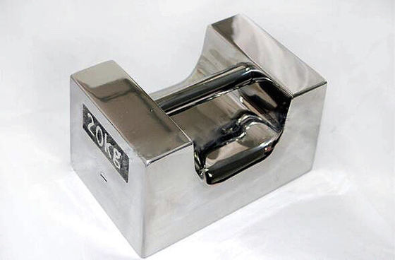 Peso del bloque de prueba de barra rectangular de acero inoxidable Masa con balanzas de pulido de espejo