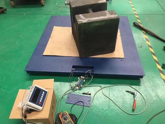 Balanzas para suelos industriales impermeables de acero inoxidable de 5 a 20 toneladas de capacidad