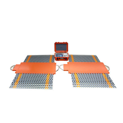 Báscula portátil para camiones, capacidad 30-150T, pantalla LCD digital