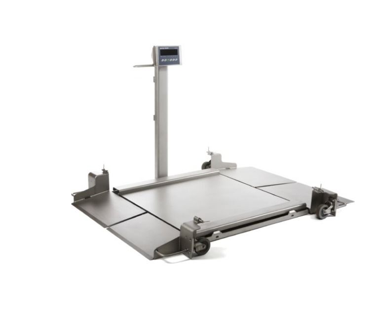 2888P-SS Floor Scale - Capacidad de 0.5K - Plataforma industrial 24x24 con cable de 1 pie