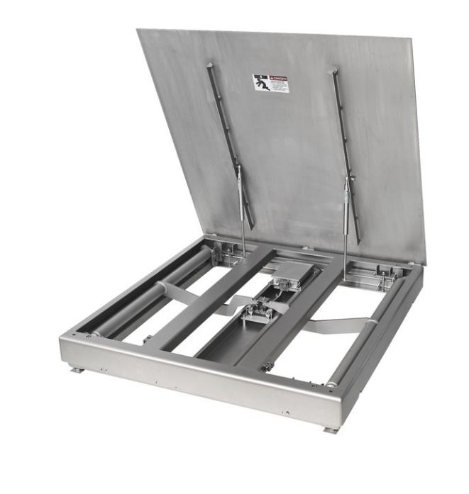 Escala digital de suelo PFK989-ES1500 - Plataforma industrial duradera para una pesaje precisa