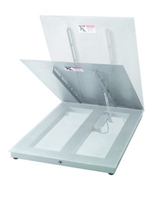 PFA579lift-D1500A Escala de suelo de acero inoxidable para una limpieza y mantenimiento eficientes