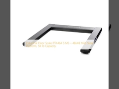 Báscula de piso industrial PTA464 S MS – Plataforma de acero dulce de 48x48, capacidad de 5000 lb